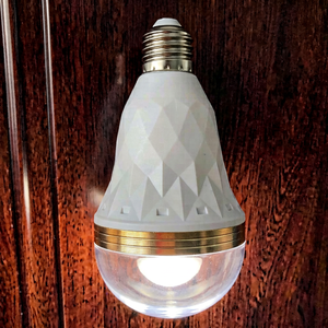 หลอดไฟ LED ฉุกเฉิน AC85-265V 15W เส้นผ่านศูนย์กลาง 8 ซม. ขั้ว E27 ชิป SMD 2835 แสงขาวกลาง 4100K ตัวเรือนพลาสติก ABS แบตเตอรี่ 1800mAh - Product Image 1