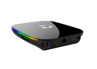 Récepteur TV satellite Allwinner H6, Android 9.0 OS, lecteur multimédia en streaming TV Internet, noir, Smart Wifi Q Plus, boîte TV