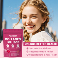 Springland OEM Multi Collagen Peptides Lollipop, compléments alimentaires pour la santé des os et des articulations, collagène marin en lollipop pour les soins de la peau