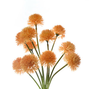 Fleurs artificielles CallaFloral en pissenlit orange, branche unique en plastique, haute simulation, pour décoration de mariage - Product Image 5