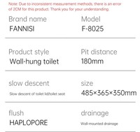 WC suspendu moderne sans bride, blanc, gain de place, surface lisse, pour salle de bain