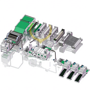 Ligne de production de machines à aiguilletage non tissées pour matériaux d'intérieur automobile, pour les géotextiles et les garnitures de couettes - Product Image 1