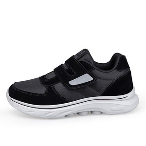 Chaussures de marche à bout rond, tige en textile, doublure en mesh, semelle extérieure en caoutchouc, respirantes, semelle souple, pour femmes, hommes, personnes âgées, usage quotidien - Product Image 5