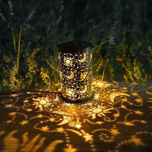 Linterna solar Shingel, lámpara de calle alimentada por energía solar, luz ambiental Led hueca, resistente al agua <span class=keywords><strong>para</strong></span> <span class=keywords><strong>cementerio</strong></span>, jardín, decoración de patio de casa - Product Image 3