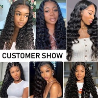 Wig Rambut Asli XYS Produk Baru Mewah 13*4 Lace Frontal, Wig Rambut Asli dengan Lace Transparan, Wig Wanita Berkualitas Tinggi untuk Kecantikan dan Kepribadian Muda