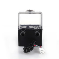RDS Electronics-SC-300T 12V DC réservoir de pompe à eau ultra-silencieux pour PC CPU liquide refroidissement Mini pompe conteneur