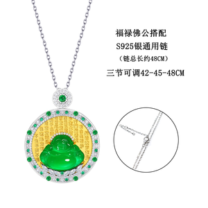 Colgante FANYA FYXL1263 de Aleación con Imagen de Buda de Doble Cara y Sutra, Incrustado con Circonita Cúbica, Apto para Hombres y Mujeres - Product Image 2