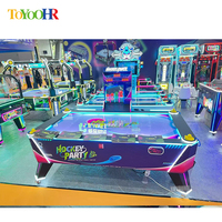 Table de hockey à air multi-pucks, machine de jeu d'arcade d'intérieur, table de hockey à air de haute qualité à monnayeur pour centre commercial