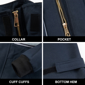 Xây Dựng Bảo Vệ Mạnh Mẽ Bảo Hộ Lao động Làm Việc Quần Áo Mặc Áo Khoác Quần Đồng Phục Đa-Túi Áo Khoác Quần - Product Image 6