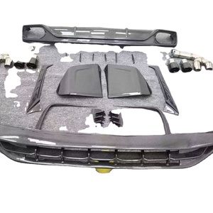 Fibre de carbone avant lèvre séparateur arrière diffuseur becquet échappement lifting Bodykit pour <span class=keywords><strong>Audi</strong></span> <span class=keywords><strong>Q8</strong></span> <span class=keywords><strong>Abt</strong></span> Style - Product Image 1