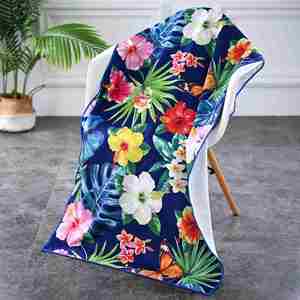 Serviette de plage en microfibre à séchage rapide de haute qualité personnalisée avec sac et logo - Product Image 2