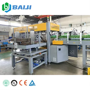 Fully automatic water pet bottle auto small carton box one piece packing packaging machine case packer