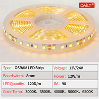 Bande lumineuse LED 6000K blanc froid super lumineuse pour éclairage commercial intérieur, présentoirs de magasin et halls