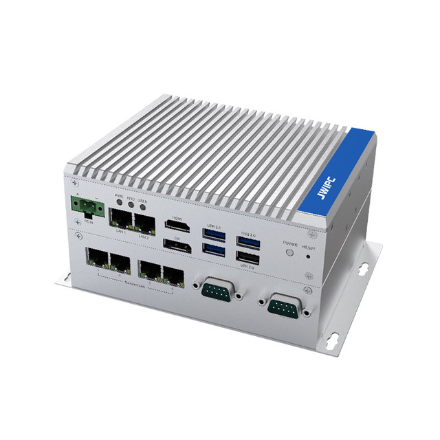 New DDR4 SSD PC Station Server Mini PC Quad Core AIBOX Linux Ubuntu Industrial Computer