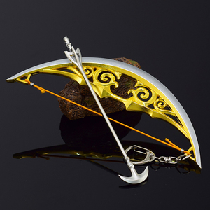 Game <span class=keywords><strong>the</strong></span> Legend <span class=keywords><strong>of</strong></span> <span class=keywords><strong>Zelda</strong></span> <span class=keywords><strong>Breath</strong></span> <span class=keywords><strong>of</strong></span> <span class=keywords><strong>the</strong></span> <span class=keywords><strong>Wild</strong></span> Bow <span class=keywords><strong>of</strong></span> Light Mini Weapon 15cm 80g Metal Model Keyring Keychains - Product Image 3