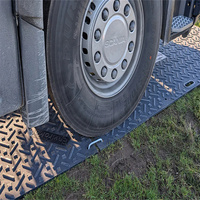 Tapis de protection du sol en HDPE ZSPE de 95 tonnes de capacité, durable, pour le stationnement des camions utilitaires