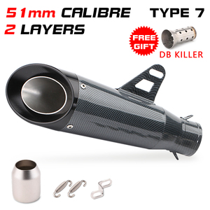 Pot d'Échappement de Rue SC Explosion en Acier Inoxydable Modifié pour MT09 Ninja400 CBR1000 Z1000 S1000RR C22 - Product Image 6