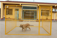 Barrière de cour pour chien de qualité professionnelle, chenil pour chien
