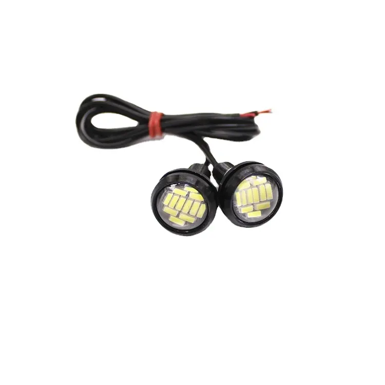 Lampu LED mobil 4014 12SMD 23mm lampu mata Eagle engel