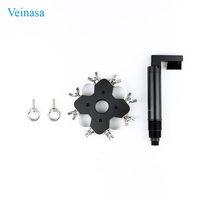 Capteur de qualité de l'eau Veinasa XS-QJS avec brosse de nettoyage automatique pour la surveillance du pH/température (pH 0,0-14,0 Temp 0-80°C)