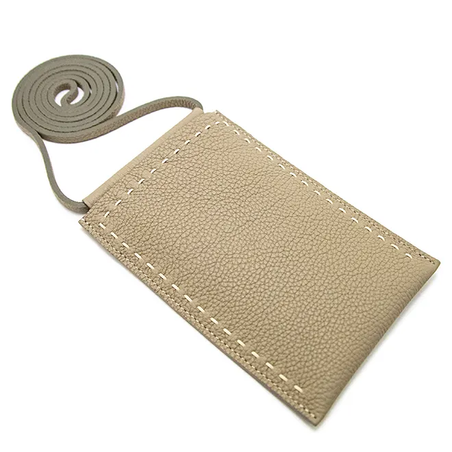 Simple shoulder pouch custom high quality luxury wallet womens