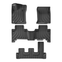 Tapis de sol pour Pradoo _ LC150 2010-2023, 3 pièces, accessoires d'intérieur tous temps, tapis de sol personnalisés pour voiture, vente en gros