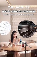 Projecteur LED COB RGB 100W haute luminosité, kit complet avec CRI 95, température de couleur 3200-6500K, télécommande pour studio photo