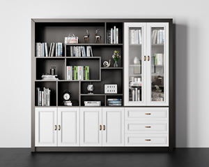 Nuovo Design moderno libreria in legno libreria mobile libro armadietto antico libreria per casa libreria - Product Image 2