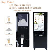 Máquina Expendedora Automática de Bebidas Frías y Batidos de Proteínas, con Control Remoto, para Gimnasios, Disponible las 24 Horas