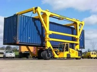 Chariot à conteneurs robuste personnalisable - 30/50 tonnes électrique/diesel, compatible avec les conteneurs de 20/40 pieds, avec assistance après-vente 24h/24