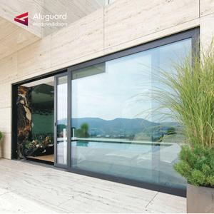 Porte coulissante cachée de patio d'impact d'ouragan de système de porte coulissante 96x80 véranda de patio de jardin <span class=keywords><strong>pour</strong></span> des villas - Product Image 1