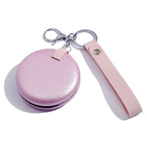 <span class=keywords><strong>2025</strong></span> Bán Buôn PU Da Du Lịch Gương Mini Gương Xách Tay Nhỏ Vòng Trang Điểm Gương Với Móc Chìa Khóa Cho Phụ Nữ - Product Image 2