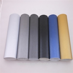 Calcomanías de revestimiento de vinilo metalizado negro cepillado para portátil - Product Image 6