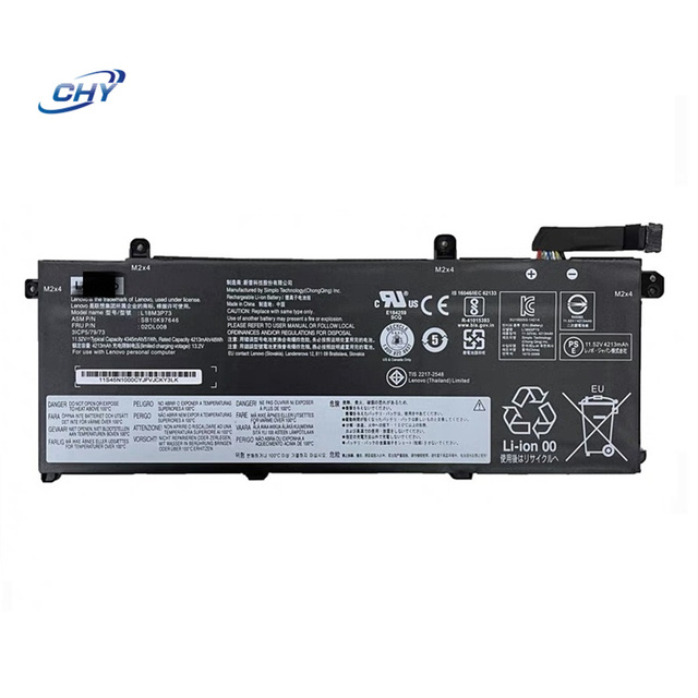 Original L18M3P71 L18L3P71 L18S3P71 Battery for Lenovo ThinkPad T590 P53S T15 Battery 02DL011