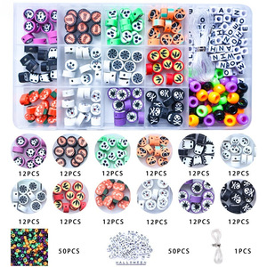 Halloween <b>Clay</b> <b>Bead</b> DIY Material Package pony <b>Bead</b> DIY Bracelet Beading Accessories Kits - Product Image 3