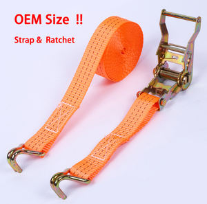 Vente en gros de boucle <span class=keywords><strong>à</strong></span> <span class=keywords><strong>cliquet</strong></span> en zinc de 2 pouces ceinture en nylon crochet en S boucle d'arrimage <span class=keywords><strong>à</strong></span> <span class=keywords><strong>cliquet</strong></span> en acier <span class=keywords><strong>sangle</strong></span> d'arrimage de la cargaison avec crochet en J - Product Image 3