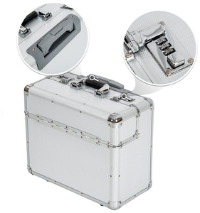 Maletín de aluminio <span class=keywords><strong>con</strong></span> cerradura plateada <span class=keywords><strong>para</strong></span> portátil y documentos Maletín de piloto <span class=keywords><strong>con</strong></span> <span class=keywords><strong>ruedas</strong></span> de aluminio Maletín duro <span class=keywords><strong>con</strong></span> <span class=keywords><strong>ruedas</strong></span> - Product Image 2