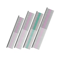 Peigne de toilettage pour animaux de compagnie en acier inoxydable écologique de luxe XL, brosse de nettoyage pour poils de chien, outils de toilettage