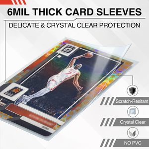 Raccoglitore per Carte da Baseball con 900 Tasche, 50 Fogli Protettivi, Raccoglitore Piccolo a 3 Anelli con Cerniera - Product Image 3