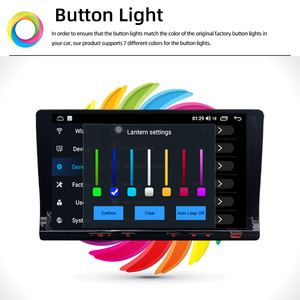 9 inch Android đài phát thanh xe nút Carplay băng tần kép Wifi GPS Navigation hệ thống đa phương tiện video âm thanh máy nghe nhạc phổ Bảng điều khiển - Product Image 5