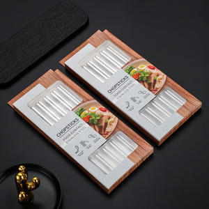 ตะเกียบสแตนเลส 304 เกรดอาหาร รูปทรงกลม สำหรับใช้ในบ้าน ร้านอาหาร ซูเปอร์มาร์เก็ต ปลอดภัย ทนทาน ป้องกันน้ำร้อนลวก - Product Image 5