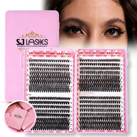 Faux cils en grappes, vente en gros, kit d'extensions de cils en grappes et kit de cils en grappes