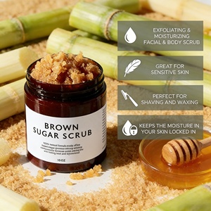 สครับขัดผิวสูตรน้ำตาลน้ำตาลแดง - สครับบำรุงผิวกาย - ลดรอยสิวและรอยแตกลาย - ผลิตภัณฑ์ขัดผิวจากธรรมชาติที่อ่อนโยน - Product Image 2