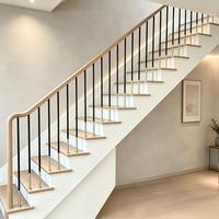 Balustre d'escalier DVN Australie, style minimaliste, plaqué or, rond, en fer, creux, pour balustrade d'escalier en métal