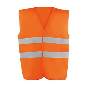 Gilet - HV714ORA M Strand - Colore: Arancione - Chiusure a strappo per lavori a maglia - Product Image 1