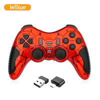 Manette de jeu sans fil 2,4 G 6-en-1 pour TV Box/PC, compatible PS2/PS3/PC360/Android - Manette de jeu sans fil multiplateforme
