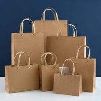 Bolsa de Papel Kraft Marrón para Regalo, Material de Papel Kraft, Bolsa de Compras, Bolsa de Regalo para Tienda, Bolsa de Papel Grande para Ropa, para Empacar Pantalones