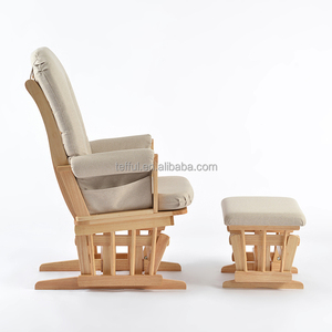 Meubles de chambre d'enfant, base en bois, tissu rembourré, fauteuil à bascule pour salon et chambre d'enfant - Product Image 3