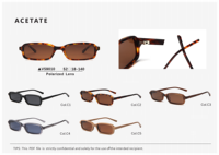 Lunettes de soleil tendance, dernières nouveautés pour femmes et hommes, en acétate, polarisées, 2026, lunettes de créateur de luxe, lunettes carrées rétro noires