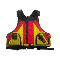 Gilet de sauvetage universel en mousse pour adulte, gilet de sauvetage pour la pêche en kayak, avec fermeture éclair, 2 poches, gilet de sauvetage pour adultes